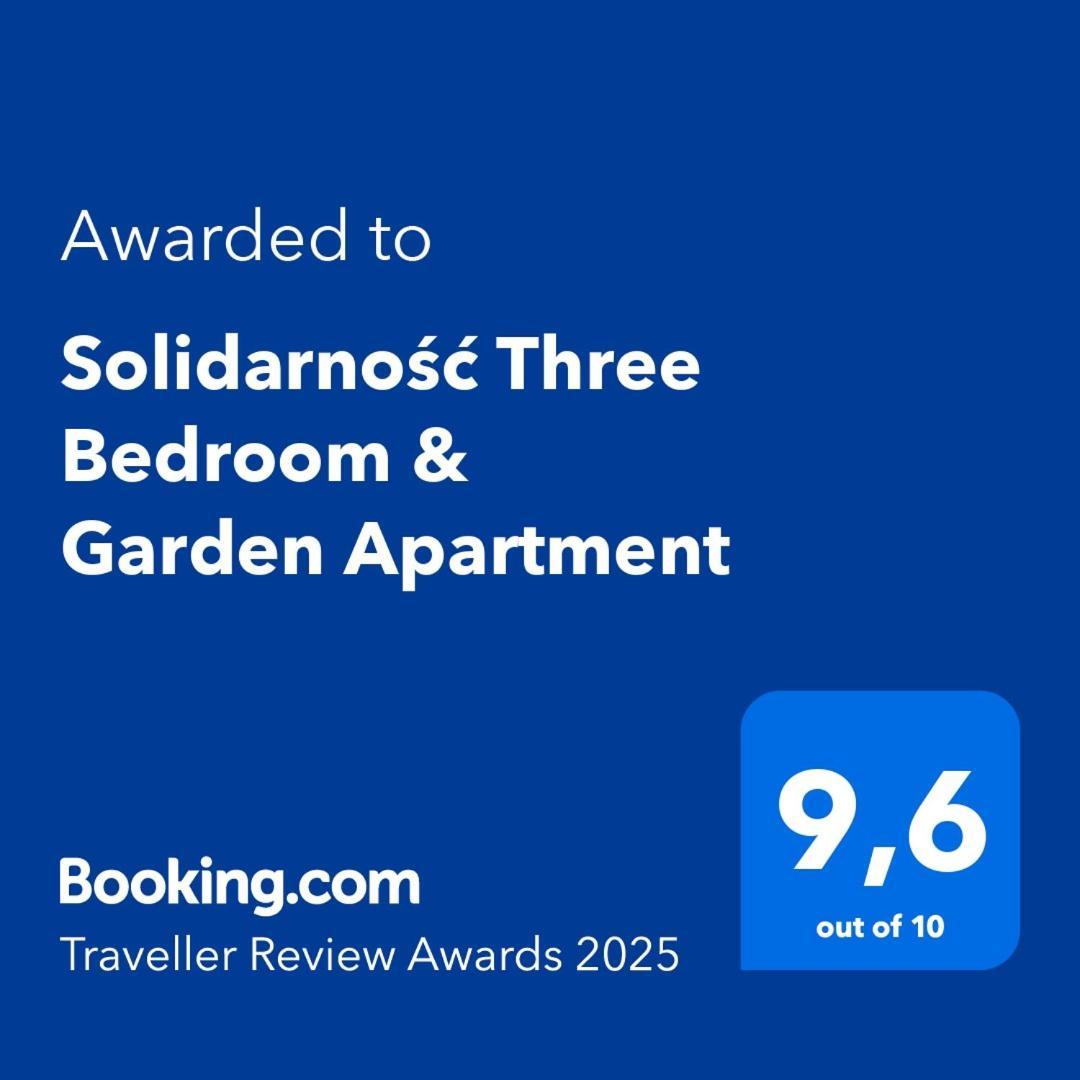 Solidarnosc Three Bedrooms & Garden Apartment Gdańsk Exterior foto